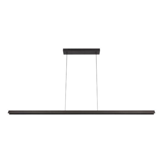 Lampadario a barra lineare per sala da pranzo moderno nero led 28w cct 2200k 3000k 4000k