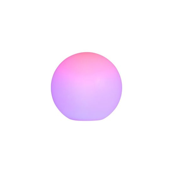 Sfera luminosa da esterno bianco led 1w cct 2700k 4500k 6500k con telecomando ip65 ricaricabile