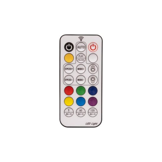 Sfera luminosa da esterno bianco led 1w cct 2700k 4500k 6500k con telecomando ip65 ricaricabile