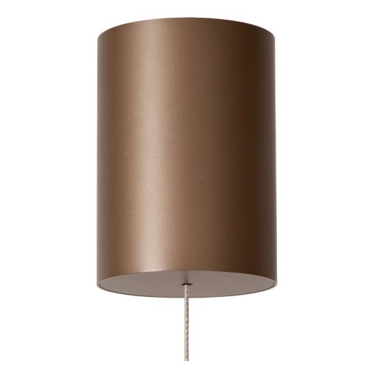 Lampadario rotondo per soggiorno ambra champagne led 16w cct 2700k 3300k 4000k