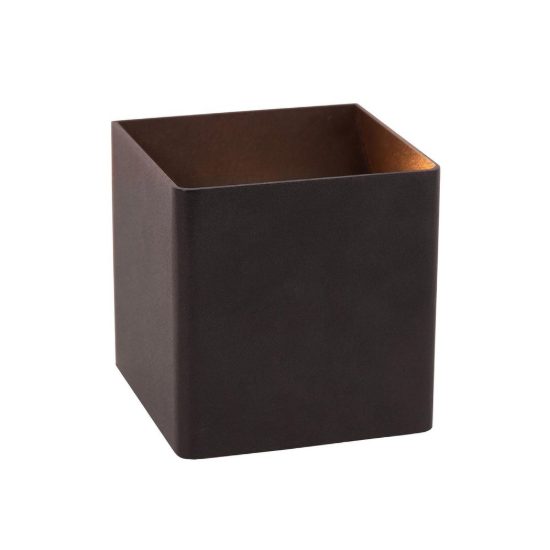 Applique da esterno a cubo ricaricabile nero led 6w 2700k ip54 con sensore di movimento