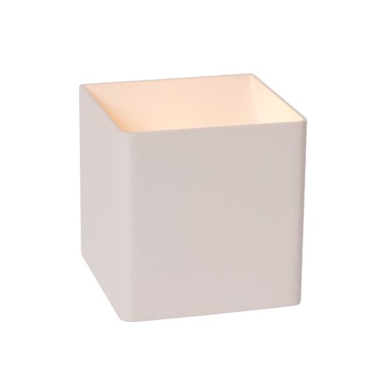 Applique da esterno a cubo ricaricabile bianco led 6w 2700k ip54 con sensore di movimento