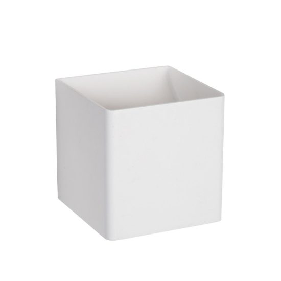 Applique da esterno a cubo ricaricabile bianco led 6w 2700k ip54 con sensore di movimento