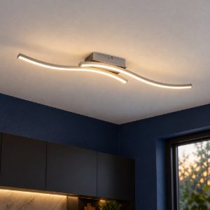 Plafoniera da cucina grigio nichel led 10w 4000k
