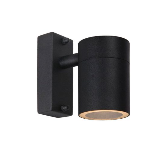 Applique da esterno a cilindro moderna nero led 5w 2700k ip44