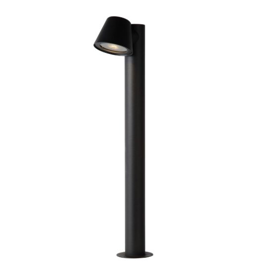 Paletto da giardino conico moderno antracite led 5w 3000k ip44