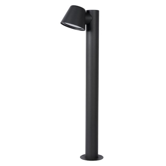 Paletto da giardino conico moderno antracite led 5w 3000k ip44