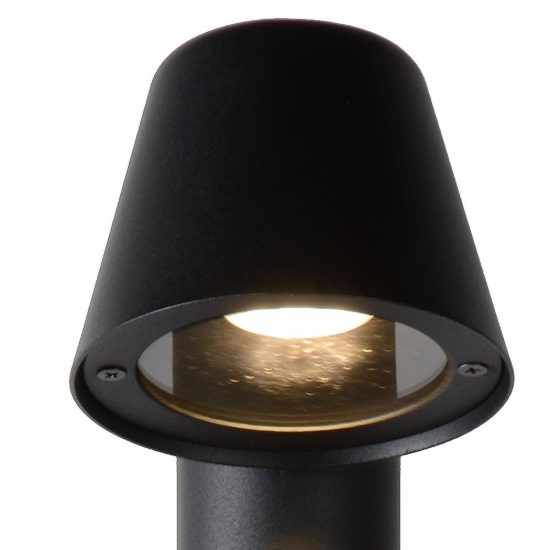 Paletto da giardino conico moderno antracite led 5w 3000k ip44