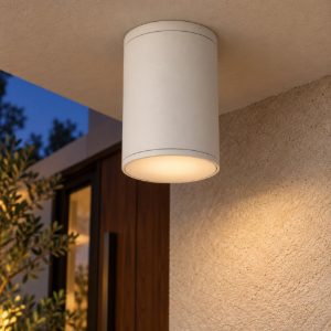 Faretto da soffitto per esterno moderno bianco ip54