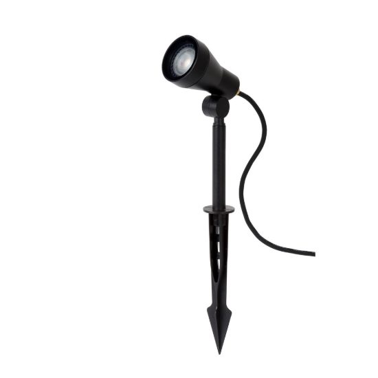 Faretto da giardino con picchetto moderno nero led 5w 3000k ip54