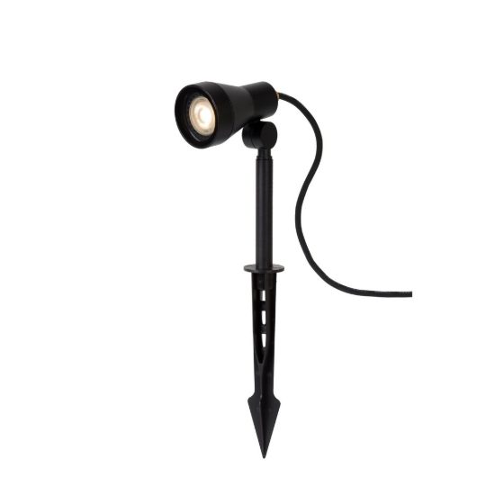 Faretto da giardino con picchetto moderno nero led 5w 3000k ip54