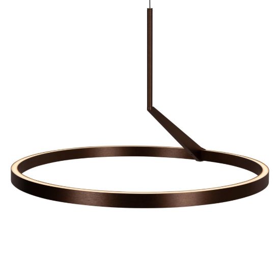 Lampadario ad anello per sala da pranzo moderno caffe led 32w cct 2700k 3300k 4000k
