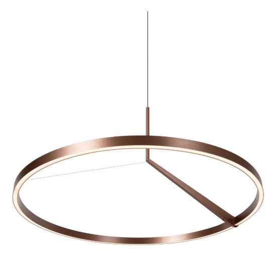 Lampadario ad anello per sala da pranzo moderno caffe led 50w cct 2700k 3300k 4000k
