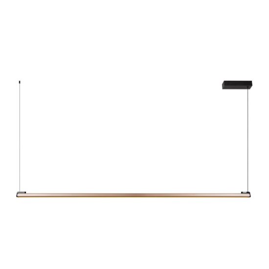 Lampadario a barra lineare per sala da pranzo contemporaneo caffe led 36w cct 2700k 4000k