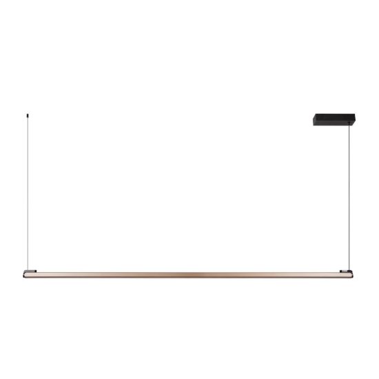 Lampadario a barra lineare per sala da pranzo contemporaneo caffe led 36w cct 2700k 4000k