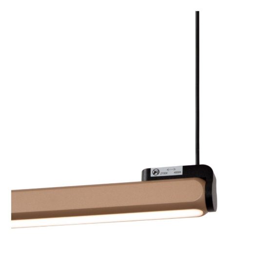 Lampadario a barra lineare per sala da pranzo contemporaneo caffe led 36w cct 2700k 4000k