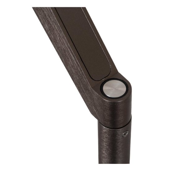 Piantana ad anello per soggiorno moderna grigio ferro led 33w cct 2700k 3300k 4000k touch dimmer