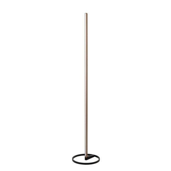 Piantana lineare per soggiorno contemporanea caffe led 22w cct 2700k 4000k touch dimmer