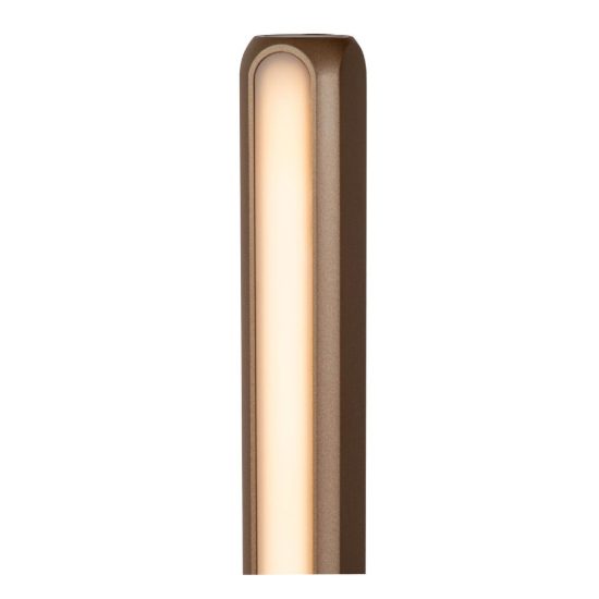 Piantana lineare per soggiorno contemporanea caffe led 22w cct 2700k 4000k touch dimmer