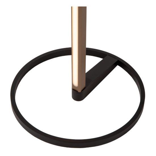 Piantana lineare per soggiorno contemporanea caffe led 22w cct 2700k 4000k touch dimmer