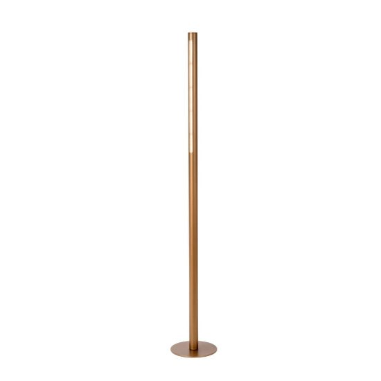Piantana lineare per soggiorno contemporanea bronzo led 18w cct 2700k 3300k 4000k touch dimmer