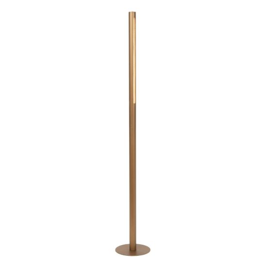 Piantana lineare per soggiorno contemporanea bronzo led 18w cct 2700k 3300k 4000k touch dimmer