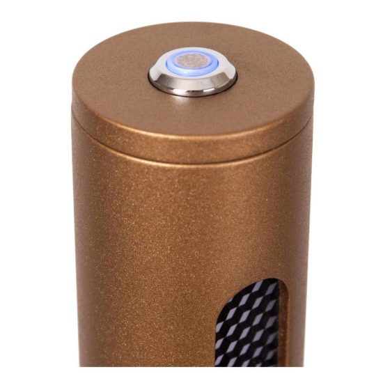 Piantana lineare per soggiorno contemporanea bronzo led 18w cct 2700k 3300k 4000k touch dimmer