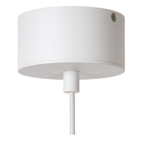Lampadario a sospensione a disco per sala da pranzo contemporaneo bianco champagne led 22w 2700k