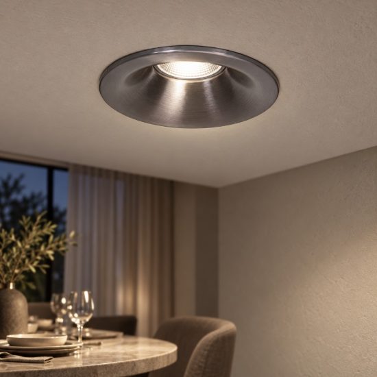 Faretto da incasso per cartongesso rotondo canna di fucile led 8w cct 2700k 3300k 4000k