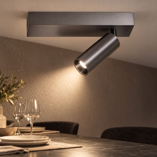 Faretto da soffitto per sala da pranzo orientabile canna di fucile led 8w cct 2700k 4000k smart