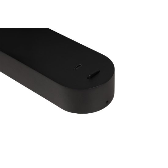 Applique per comodino camera da letto moderna caffe nero led 6w cct 2700k 4000k