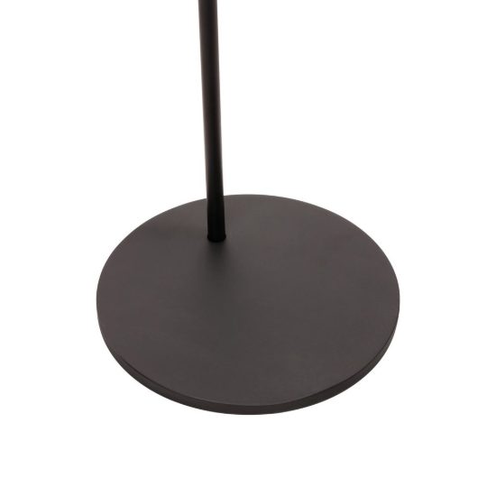 Lampada da terra a sfera per soggiorno moderna caffe nero led 6,3w 2700k dimmerabile