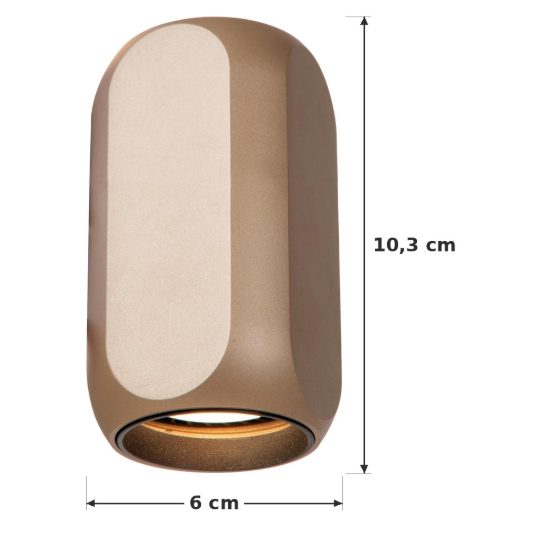 Faretto da soffitto per soggiorno contemporaneo caffe nero