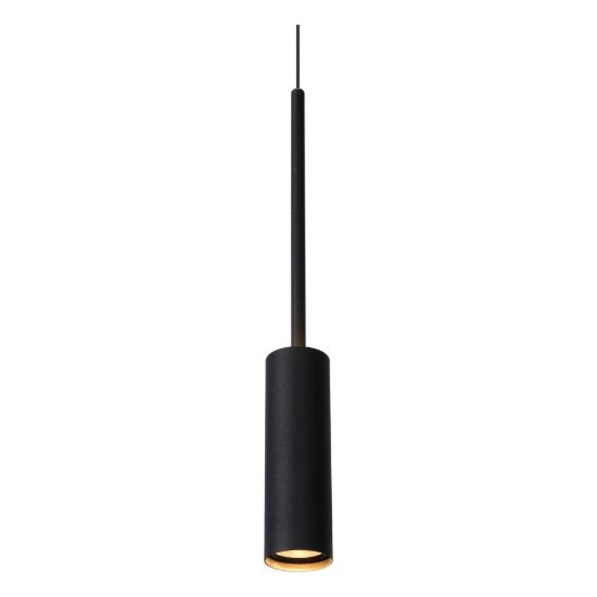 Lampadario a sospensione con 3 pendenti per sala da pranzo moderno nero led 21w 2700k
