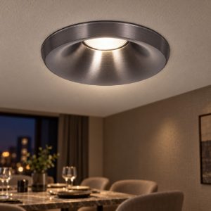 Faretto da incasso per cartongesso rotondo canna di fucile led 12w cct 2700k 3300k 4000k