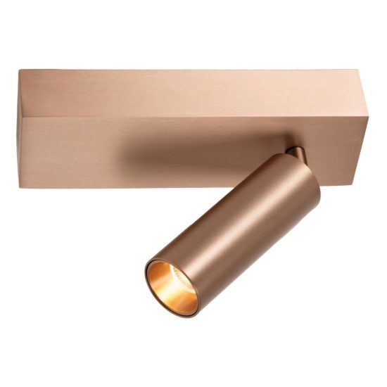 Faretto da soffitto per sala da pranzo orientabile champagne led 8w cct 2700k 4000k smart