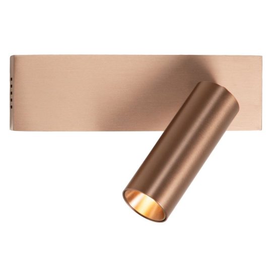 Faretto da soffitto per sala da pranzo orientabile champagne led 8w cct 2700k 4000k smart
