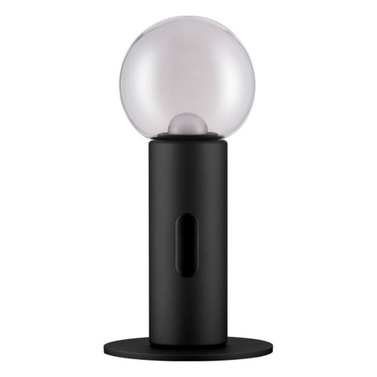 Abat-jour led 11w 3000k dimmerabile con sensore per comodino moderno nero