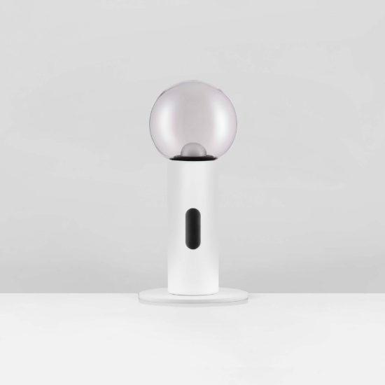 Abat-jour led 11w 3000k dimmerabile con sensore per comodino moderno bianco