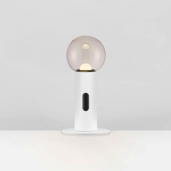 Abat-jour led 11w 3000k dimmerabile con sensore per comodino moderno bianco