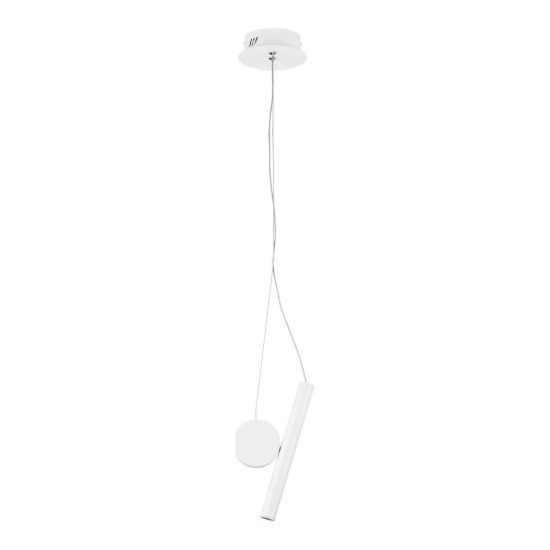 Lampada a sospensione led 2w 3000k per camera da letto moderna bianca