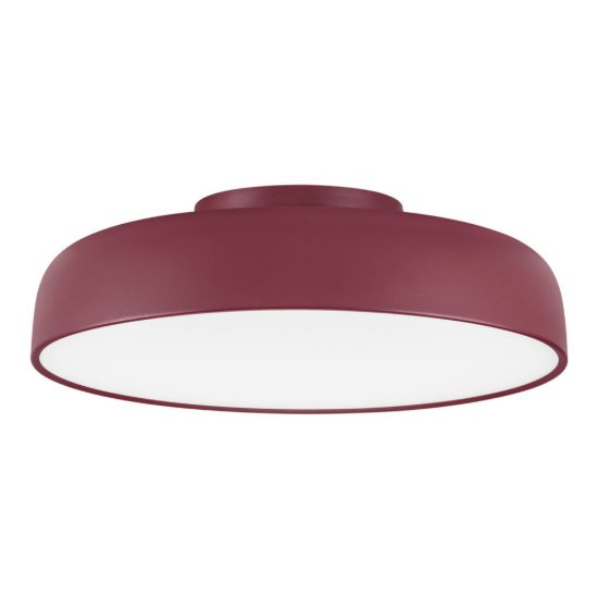Plafoniera a cupola led 36w 2700k dimmerabile per camera da letto moderna bordeaux