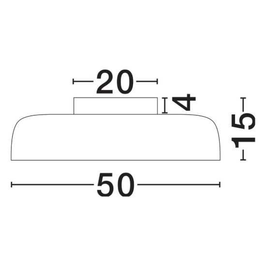 Plafoniera a cupola led 36w 2700k dimmerabile per camera da letto moderna bordeaux