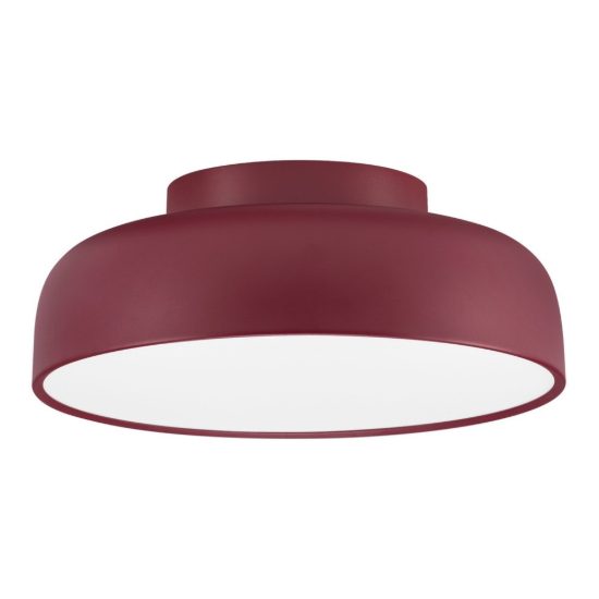 Plafoniera a cupola led 27w 2700k dimmerabile per camera da letto moderna bordeaux