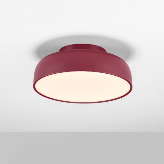 Plafoniera a cupola led 27w 2700k dimmerabile per camera da letto moderna bordeaux