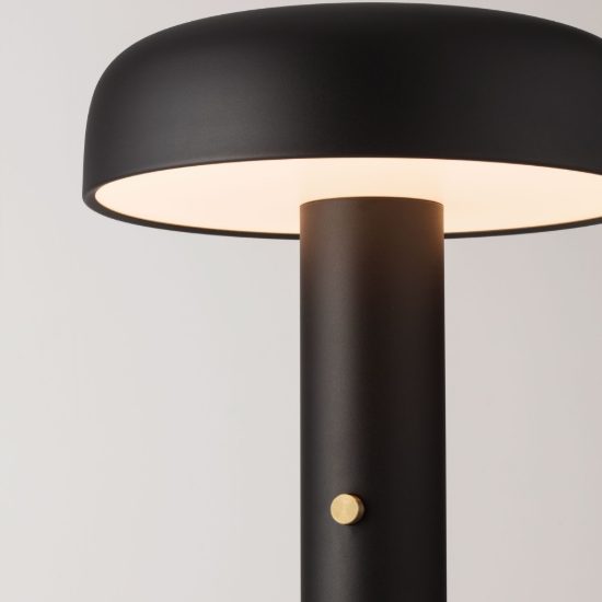 Lampada da terra con testa a disco led 28w 2700k dimmerabile per soggiorno moderna nera sabbiata