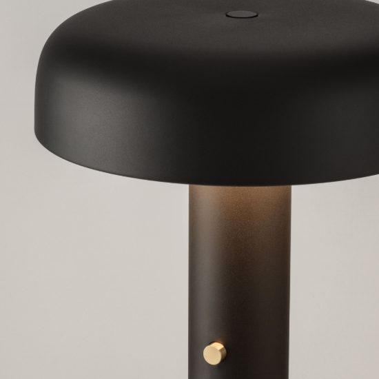 Lampada da terra con testa a disco led 28w 2700k dimmerabile per soggiorno moderna nera sabbiata