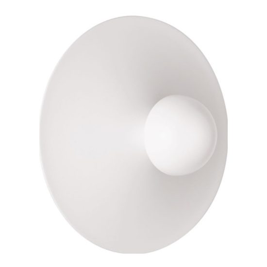 Applique da parete led 9w 3000k per soggiorno moderna bianca sabbiata