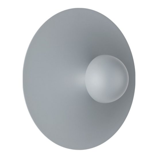 Applique da parete led 9w 3000k per soggiorno moderna grigio celeste