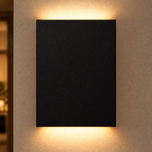Applique a cubo per soggiorno moderna nero